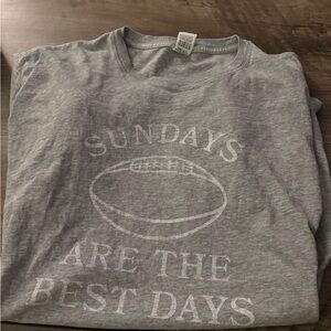 Brand new Gray Graphic T-Shirt with Football Design